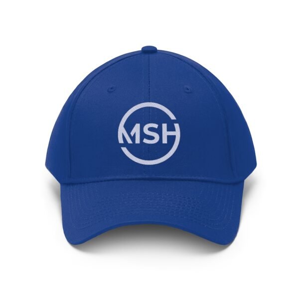 msh blue hat front