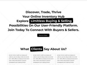 Inventory Selling Landing Page 1